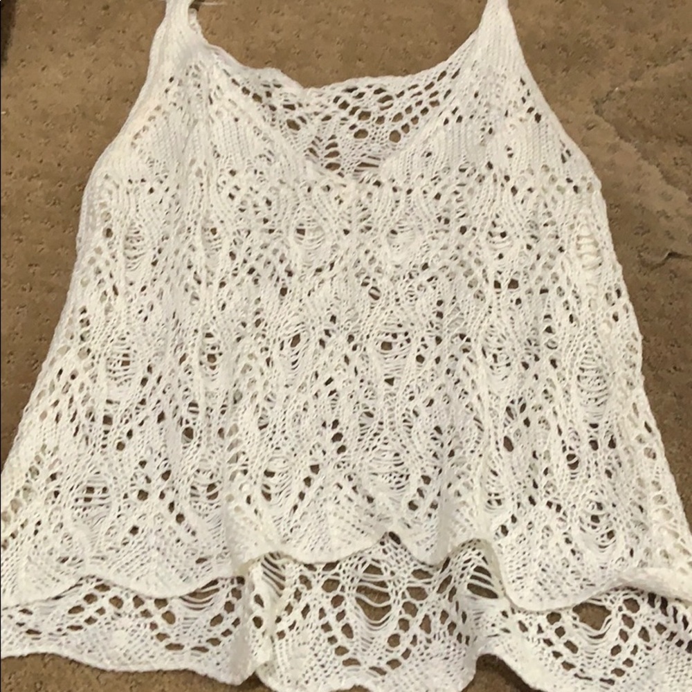 Knitted crop top